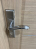 威龙原子免改孔可调节室内门锁卫浴门锁不锈钢房门锁通用门锁室内卧室门锁 【双舌插芯】G款门锁148锁体 实拍图