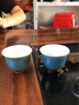 苏客 茶具套装陶瓷家用简约办公室茶壶茶杯盖碗茶碗泡茶功夫茶具礼盒装 盖碗套装(霁蓝) 实拍图