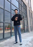花花公子衬衫男长袖春夏季新款韩版潮流格子衬衣休闲百搭外套帅气打底工装 8823灰色 L/170 实拍图