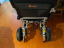 英洛华电动轮椅车老年人残疾人助力电动车智能全自动折叠全铝合金超轻便携锂电池 高配款W5521+无刷电机+银色+10AH锂电 实拍图