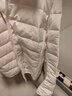 雅鹿轻薄羽绒服女短款秋冬新品韩版立领鸭绒休闲外套潮AP 浅灰 XL 实拍图