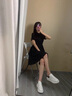 咖织（Kaazzhhee）小白鞋轻奢2024春季新款松糕厚底内增高男女鞋情侣运动休闲板鞋 金色尾【千元级品质】礼盒包装 39 女码 实拍图