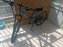 兰令软尾山地自行车成人变速碟刹越野竞速男女学生青少年双减震自行车 开拓者 铂钢灰 线碟 内走线 24寸（身高145-170cm） 30速 豪华版 实拍图
