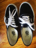 VANS范斯官方 经典款Authentic黑色经典款高街复古帆布鞋 黑色 41 实拍图