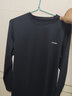 李宁紧身衣男秋冬运动长袖健身衣压缩跑步篮羽毛球高弹训练服打底上衣 纯黑色紧身衣【高弹/速干/透气】 3XL 实拍图