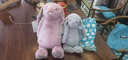 Jellycat花布银色邦尼兔柔软毛绒宝宝玩具公仔玩偶送礼娃娃生日礼物 花布银色邦尼兔 H36 X W16 CM 实拍图