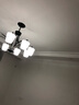 格蕴美式客厅吊灯简约现代餐厅灯具卧室北欧大气家用朝下铁艺吊灯 10头朝下(黑色描金) 实拍图