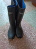 回力雨鞋男士款雨靴水鞋靴户外防水防滑牛筋底橡塑胶防水防滑鞋套鞋 高筒黑色HL8128 41 实拍图