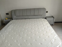 法岚卡（FLANCARD）国家补贴主卧大床双人床2米2.2米大床真皮1.8米x2米储物皮艺婚床 真皮床+床头柜*1+鹅绒9D乳胶床垫 【4】2x2.2米标准床(无储物) 实拍图