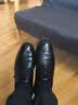 奥康皮鞋男春季新款真皮商务正装透气韩版系带尖头男士皮鞋潮 黑色105119047 40 实拍图