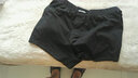 奥元素 男士内裤男平角裤纯棉中腰阿罗裤运动宽松四角裤青少年男生裤衩 黑色 XL 实拍图