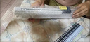 柏伦斯（borrence） 手推A4打孔器30孔活页纸打孔机装订机纸张多孔打孔器文件办公资料整理学生 手推打孔器+装订圈10根 实拍图