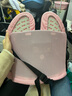 米乔（minicute）靠垫人体工学腰垫汽车腰靠背垫办公室透气腰枕腰托充气版-莲瓣粉 实拍图