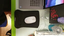 宜客莱（ECOLA）人体工学护腕鼠标垫 超大特厚记忆棉游戏专用腕托商务办公桌垫 黑色Ez2BK 实拍图
