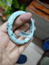 以心参玉【七夕礼物】A货翡翠手镯 糯冰飘花女款玉镯子 送女友 附证书 实拍图