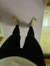 宝娜斯（BONAS）夏季高腰鲨鱼皮打底裤提臀瑜伽裤无痕芭比裤黑色小脚裤鲨鱼裤 黑色190克磨毛绒5-15度 M(80-100斤） 实拍图