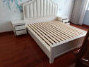 静宜港实木床简约现代2米双人床欧式床1.8米主卧婚床简欧公主床大床 单床【默认发白色】 1500mm*2000mm 框架结构 实拍图