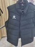 卡尔美（KELME）秋冬运动棉衣男足球训练棉马甲休闲保暖防寒背心棉服棉袄 3891412黑色 L 实拍图