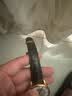 宝灿 真皮手表带男女表带适用于dw天梭浪琴卡西欧阿玛尼天王华为西铁城等通用蝴蝶扣表链 金自动扣-黑色黑线 21mm 实拍图