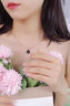银千惠999足银四叶草项链女士高级感轻奢吊坠纪念情人节生日礼物送女友 四叶草项链/999银+七仓配送/当次日达 玫瑰花礼盒送老婆/感温变色/一款双戴 实拍图