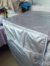 百菲滚筒洗衣机罩套西门子海尔小天鹅lg9/10公斤防水防晒防尘通用罩子 涂银面料【粘贴拉链两用】 加大码-XL(10-12公斤) 实拍图