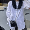 BABAMA【520情人节礼物】轻奢女包链条小方包小众设计编织单肩手提包 丝绒黑小版 实拍图