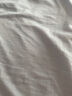 茵曼夏装新款小飞袖小清新仙女绣花拼接慵懒文艺V领短袖衬衫【1822504 灰蓝色 XL 实拍图