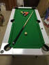 哈野（AYEAH） 台球桌家用儿童斯诺克美式折叠小型桌球台训练亲子互动玩具桌游 5尺 折叠台球桌（绿色台布） 1.53米 实拍图