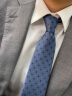 金利来男士质感细腻精致花纹白圆点商务休闲领带 中蓝-55H6 000 晒单实拍图