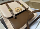 CHARLIE&KELLI CK品牌包包女款2026新款复古双肩包时尚大容量背包学生开学书包 卡其色【京仓配送 礼袋包装】 实拍图