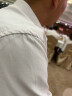 超媛男士夏季衬衫短袖白衬衫免烫皱商务休闲纯色衬衣男白色衬衫伴郎 白色短袖 2XL【142-158斤】 晒单实拍图