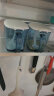 茶花调味盒欧式塑料调味罐套装调料盒厨房用品盐罐瓶 三组装(透明蓝) 实拍图