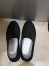 柯奇诺（KQINOKQN）老北京布鞋防滑耐磨轻便软底休闲帆布鞋春秋单鞋男士工作劳保布鞋 黑底黑面 42 （260） 实拍图