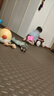kidpop婴儿学步车多功能实木手推车可调速防侧翻儿童玩具周岁礼物复古红 实拍图