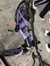 永久儿童自行车6-10-15岁以上中大童变速减震山地车单车赛车男女孩 十刀-粉紫【减震碟刹/整车发货】 22寸单速【适合140-160cm】 实拍图