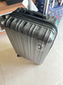 莎米特行李箱大容量可扩容 德国进口纯PC材质静音万向轮旅行拉杆箱PC154 黑色【可扩容】 22英寸 【中短途59L 需托运】 实拍图