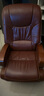 纽麦 老板椅 真皮电脑椅 按摩可躺皮质办公座椅子家用书房 总裁大班椅 头层牛皮+棕色 实拍图