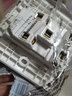 公牛（BULL）G12灰开关插座面板全屋套餐86家用墙壁usb五孔带开关网络空调插座 16A五孔插座 实拍图