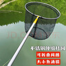 不锈钢抄网3米4米5米6米抄网竿钓鱼抄网兜捞鱼网鱼网兜伸缩杆全套 1.8m 加厚不锈钢+黑色纳米网【白杆】 实拍图