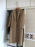 无印良品（MUJI）女式 羊毛混 长款大衣 毛呢外套女款秋季 BDA15A2A 米色 S 155/80A 实拍图