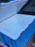 暖冰熊60L80L外卖送餐保温箱摆摊户外33L-45L食品级内胆塑料泡沫保鲜箱 80L蓝色翻盖款 实拍图