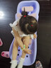 奔麦 儿童洗头躺椅宝宝洗头椅床婴儿洗头神器孕妇小孩洗发可折叠女孩 尊享(伸缩枕+洗头槽+干发帽)紫 实拍图