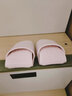 洁丽雅折叠旅行拖鞋女夏便携式浴室洗澡防滑游泳酒店出差一次性凉拖鞋男 粉色 【1.0 经典款｜店长力荐】 36 -38(标准码) 实拍图