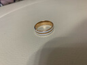 丹尼尔惠灵顿（DanielWellington）DW时尚戒指男女 玫瑰金色双色情侣对戒表白纪念 生日礼物送女友 尺寸15 DW00400044 实拍图