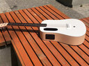 拿火吉他（LAVAGUITAR）LAVA ME play智能民谣吉他初学者乐器入门旅行自学吉他 浅粉配霜白【配标准琴包】 36英寸 实拍图