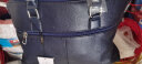 朗斐男包公文包男士手提包笔记本电脑包商务休闲单肩斜挎男皮包文件包 蓝色 14英寸 实拍图