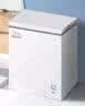 美的（Midea）100升 低霜家用小冷柜 冷藏冷冻冰柜 节能省电母乳保鲜小型冰柜单开门租房用冰箱 BD/BC-100KMD(E) 实拍图