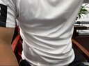adidas舒适足球运动上衣圆领短袖球衣男大童儿童夏季阿迪达斯官方   白/黑色   164 实拍图