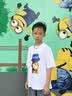 阿欧迩宇航员联名小熊运动短袖t恤男女夏季ins情侣装宽松潮牌T恤短袖夏 潮男熊-黑色 XL 170-175CM 实拍图