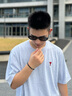 BROSWAY欧美时尚男士轻奢潮流转运珠手链小众轻奢饰品生日送男友礼物 BUL22S 银色+黑色 实拍图